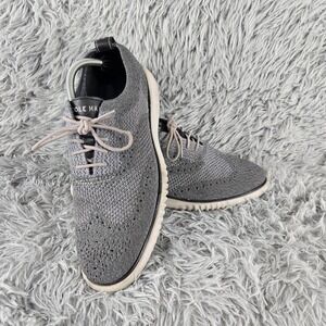 Cole Haan 2.Zerogrand C27565 9.5M‎ Gray Magnet IronstoneStitchlite Wingtip Shoes